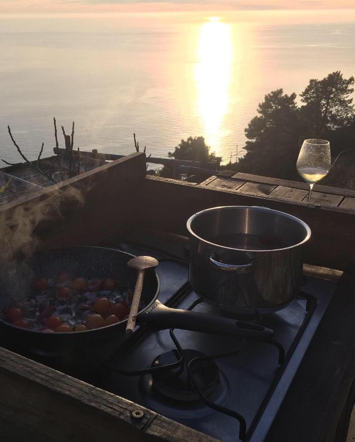 Refuge Uwabio Organic Vineyard Cinqueterre Villa Riomaggiore Eksteriør billede
